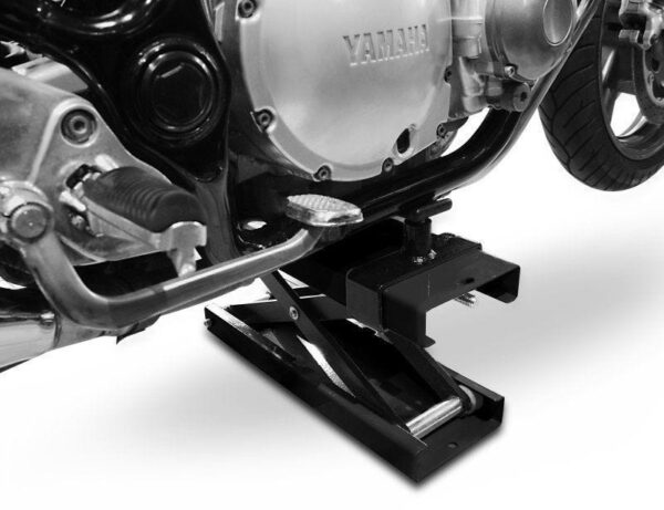 Stander pentru motociclete, Mini-Lift, Cric foarfeca, pâna la 500 kg, negru - imagine 6