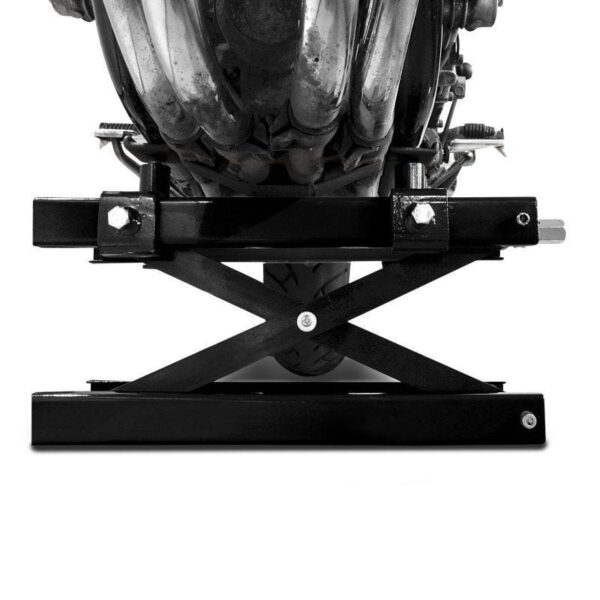 Stander pentru motociclete, Mini-Lift, Cric foarfeca, pâna la 500 kg, negru - imagine 5