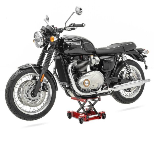 Stander deplasabil pentru motociclete , Mini-Lift, pâna la 500 kg roșu - imagine 5