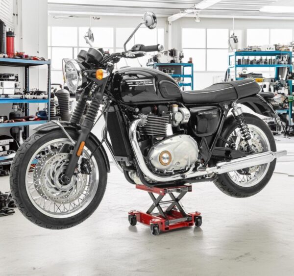 Stander deplasabil pentru motociclete , Mini-Lift, pâna la 500 kg roșu - imagine 9