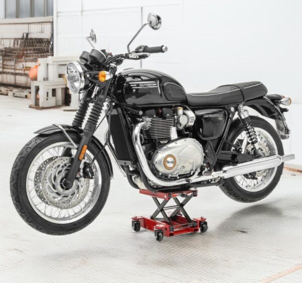 Stander deplasabil pentru motociclete , Mini-Lift, pâna la 500 kg roșu - imagine 8